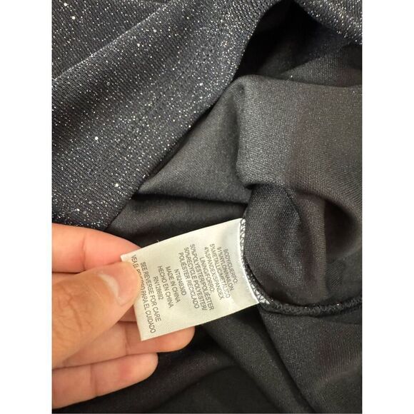 Black sparkly long sleeve top - Picture 5 of 8